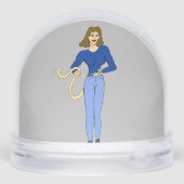 fille avec une queue (Arrière)