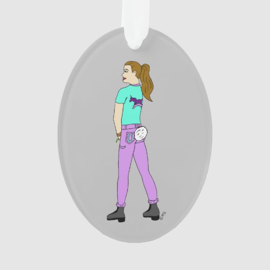 fille avec une queue de lapin (dos)