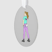 fille avec une queue de lapin (devant)