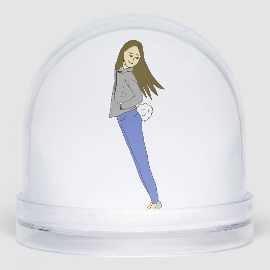 fille avec une queue de lapin (Avant)