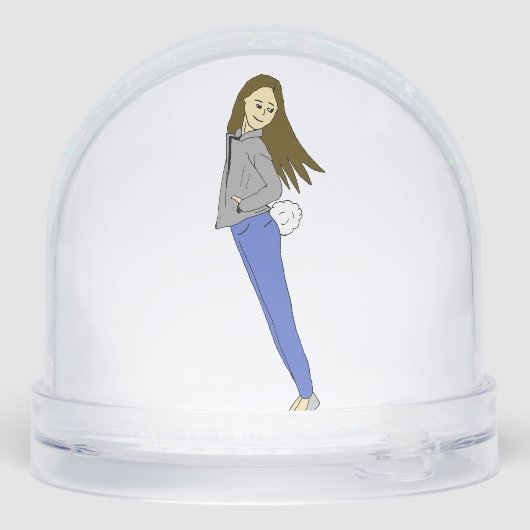 fille avec une queue de lapin (Arrière)