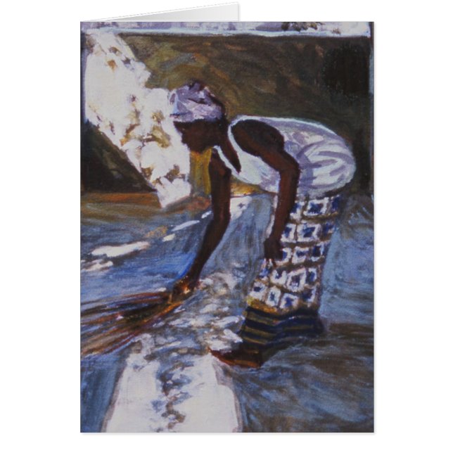 Fille balayant I 2002 (Devant)