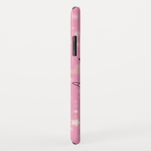 Fille ballerine danseur rose nom coque iphone (Dos/Droite)