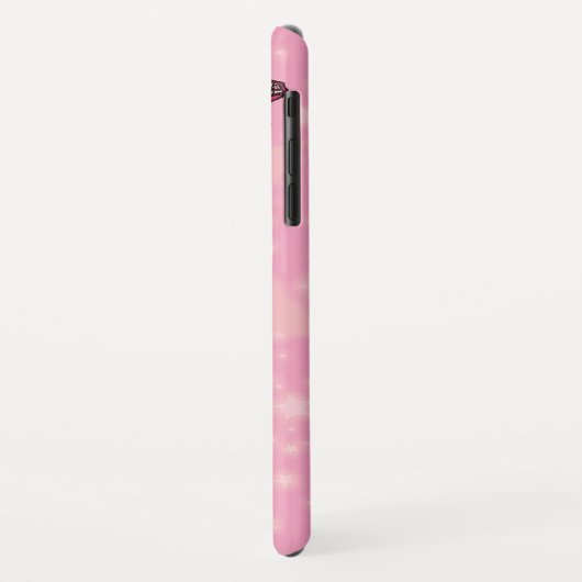 Fille ballerine danseur rose nom coque iphone (Dos/Gauche)