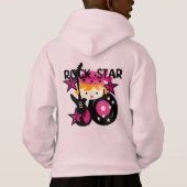 Fille blonde de vedette du rock (Dos)