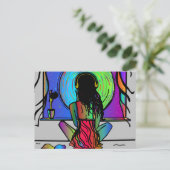 FILLE BOHO Cartes postales (Debout devant)