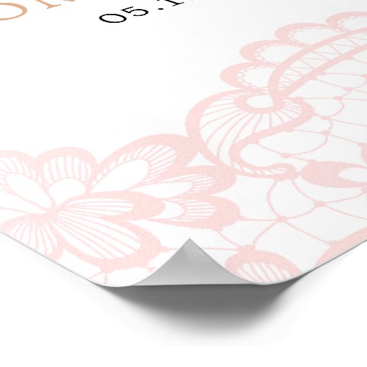 Fille Boho Pampass Première Affiche de bienvenue d (Coin)