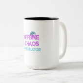 Fille Boss Mug Caféine, &Chaos Office tasse (Devant droit)