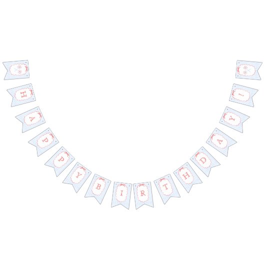 Fille Bow 4 juillet bannière d'anniversaire (Tout)