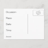 FILLE : BUBBLES : ART : FÊTE : INVITATION (Dos)