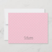 Fille Carte de remerciements d'animaux de ferme (r (Dos)