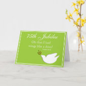 Fille catholique "75e Jubilé" Cartes et cadeaux (Fleur jaune)