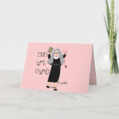 Fille catholique "Jubilé d'or" Cartes et cadeaux (Dos)