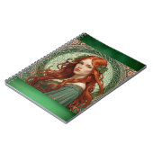 Fille celtique 4 Carnet spiral (Côté gauche)