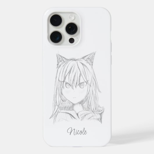 Fille Chat (Verso)
