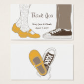 Fille Chaussures et Baskets Mariage illustré (Devant & derrière)