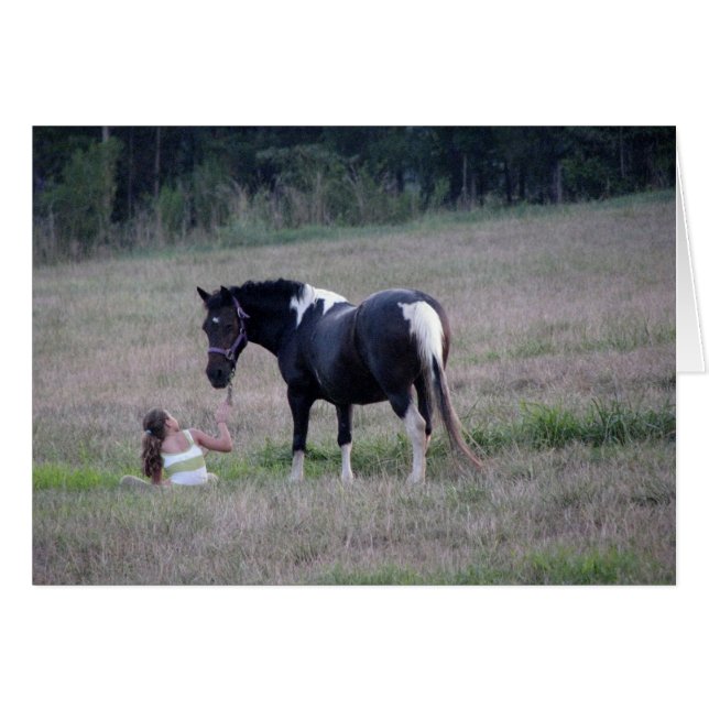 fille & cheval (Devant Horizontal)