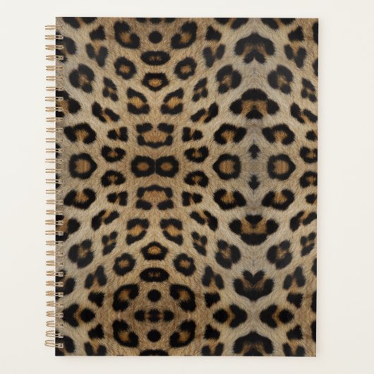 Fille chic léopard fourrure poster de animal motif (Devant)