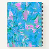 Fille Chic Romantique bleu doux Carnet esthétique (Dos)