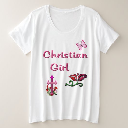 Fille chrétienne (Design devant)