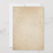 Fille Citrouille premier anniversaire Invitation r (Dos)