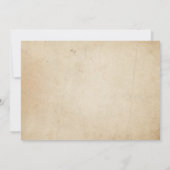 Fille Citrouille premier anniversaire Invitation r (Dos)