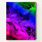 Fille colorée Moderne Chic Carnet élégant (Dos)