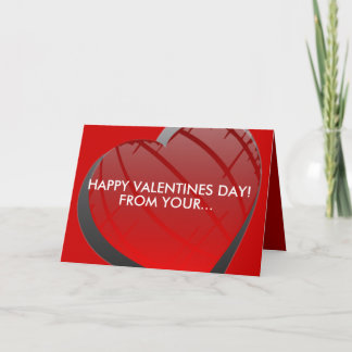 Fille coquine Happy Valentines Carte de voeux