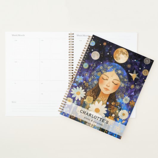 Fille Cosmique Boho Lune (Devant avec enveloppe)