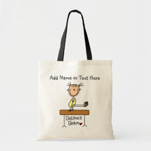 Fille customisée sur le sac fourre-tout à faisce