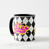 Fille Cutie Jacquard Baddie Coffee Mug Cute (Devant gauche)