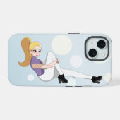 Fille d'anime blonde (Verso Horizontal)