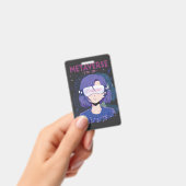 Fille d'anime lunettes de réalité virtuelle Badge (Manuel / portable)
