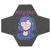 Fille d'anime lunettes de réalité virtuelle Ballon (Plat)