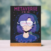 Fille d'anime lunettes de réalité virtuelle Pannea (Neutre)