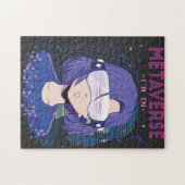 Fille d'anime lunettes de réalité virtuelle puzzle (Horizontal)