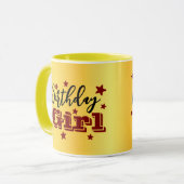 Fille d'anniversaire Combo Mug pour des célébratio (Devant gauche)