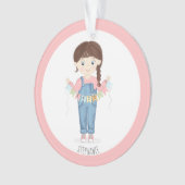 Fille d'anniversaire dans les salles Brunette (devant)