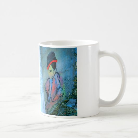 fille dans la tasse d'escalier (Droite)