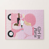 Fille dans le puzzle de Paris (Horizontal)