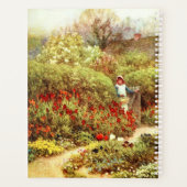 Fille dans Luscious Jardin victorien (Dos)