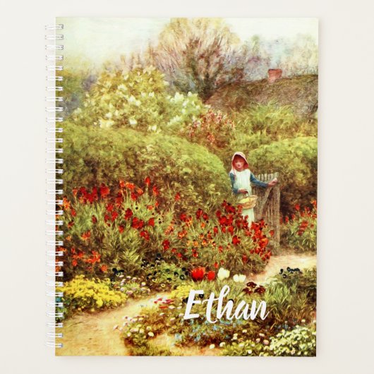 Fille dans Luscious Jardin victorien (Devant)