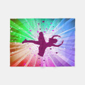 Fille dansante dans une couverture lumineuse. (Devant (Horizontal))