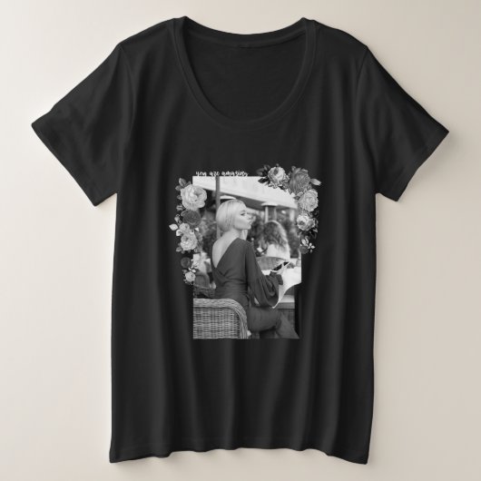 Fille d'art de la MODE Noir et gris Belle #3 (Design devant)