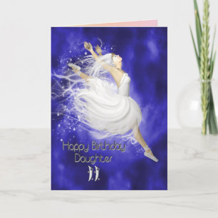 Fille de 11 ans, carte d'anniversaire de ballerine