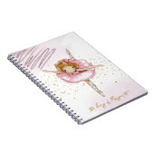 Fille de ballet dansant son joli journal intime ro (Côté Droit)