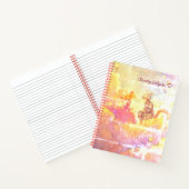 Fille de chat Princesse et chat Carnet spiral de c (Intérieur)