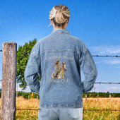 Fille de cheval personnaliser Jean