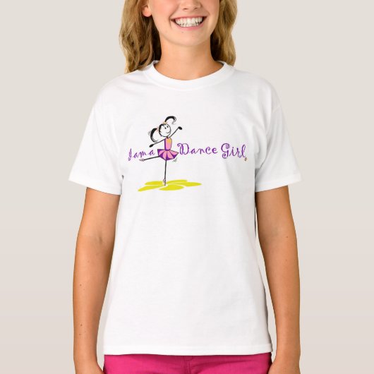 Fille de danse - T-shirt Twirl & Shine (Devant)