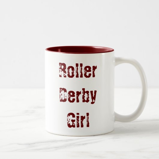 Fille de Derby de rouleau - tasse (Droit)
